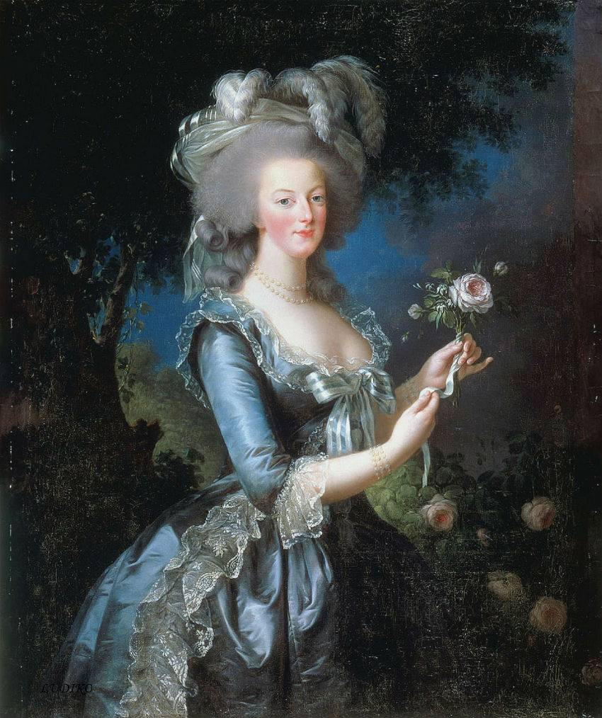 Portrait of marie antoinette xx chateau de versailles versailles france